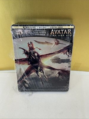 Avatar: Fire and Ash (4K ULTRA HD + BLU-RAY + DIGITAL) Steelbook