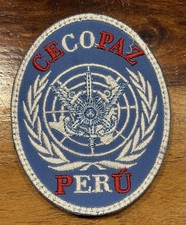 Patch. UN IN PERU CECOPAZ