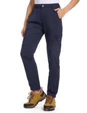 TBMPOY Women's Hiking Cargo Pants Lightweight Water Resistant Quick Dry Fishing