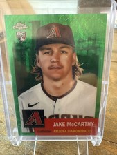 2022 Chrome Platinum Anniversary-Jake McCarthy #351 Green Wave Refractor /99  RC