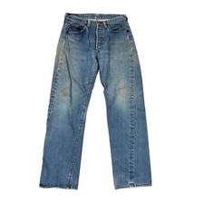 Vintage 80s Levi's 501 Selvedge Denim Redline Jeans 30x30 Made in USA
