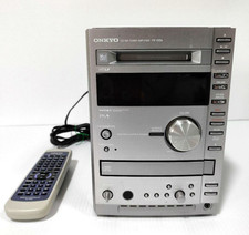 ONKYO FR-155A CD/MD TUNER AMPLIFIER FM AM MDLP WRAT DLA LINK AC100V 50/60Hz 64W