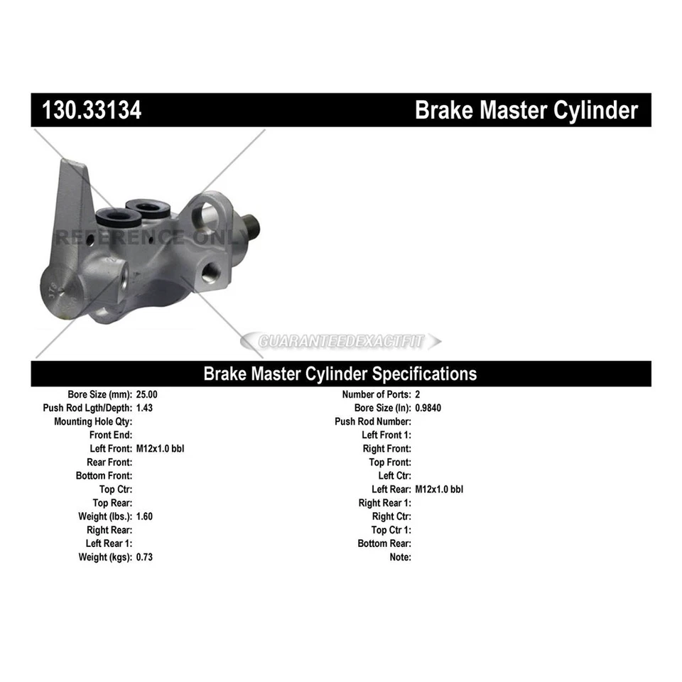 For Audi Quattro allroad Centric Brake Master Cylinder TCP - Image 3 of 3
