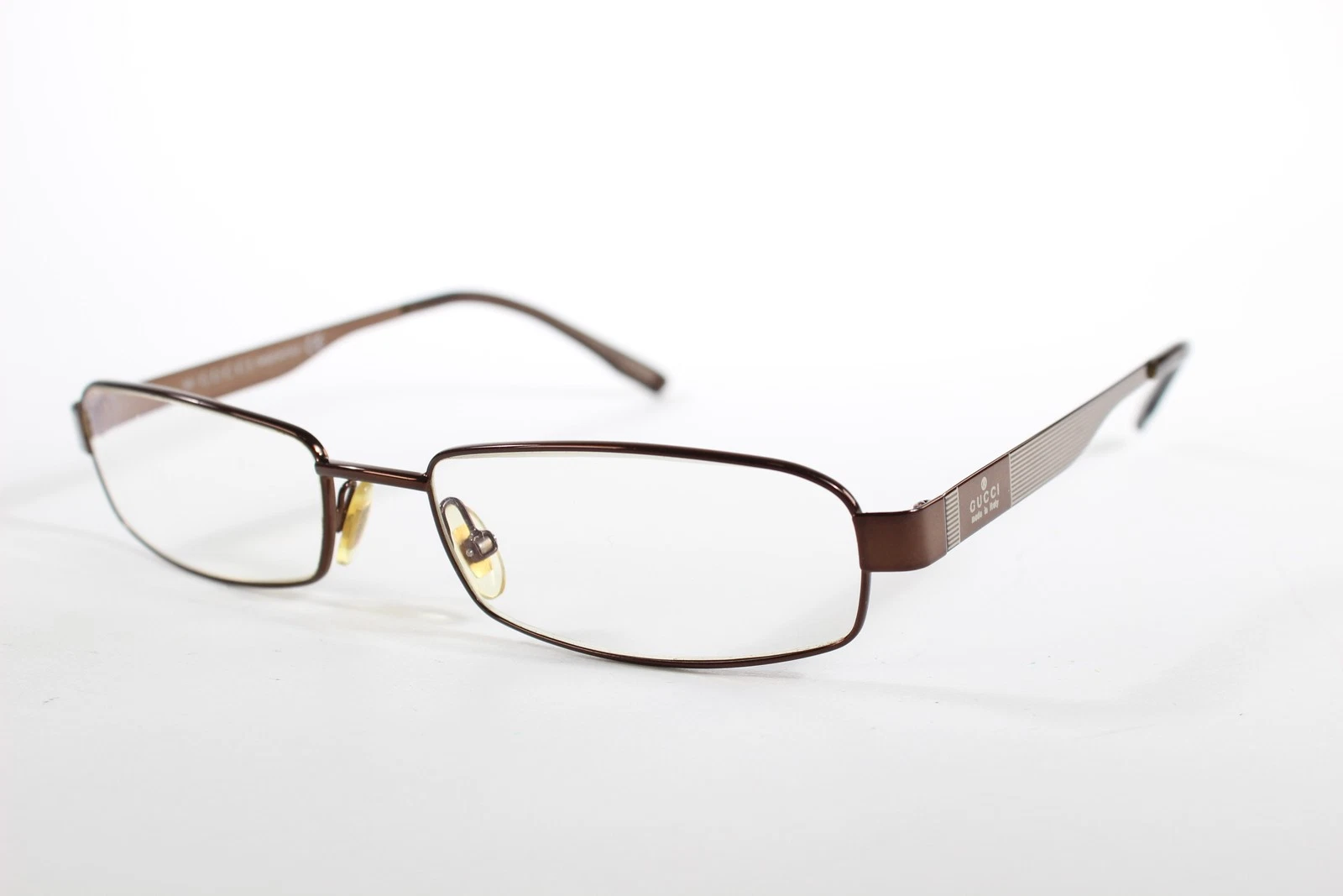 Gucci Eyeglasses GG 1879 Women Bronze Full Rim Metal Eyewear Glasses Frames