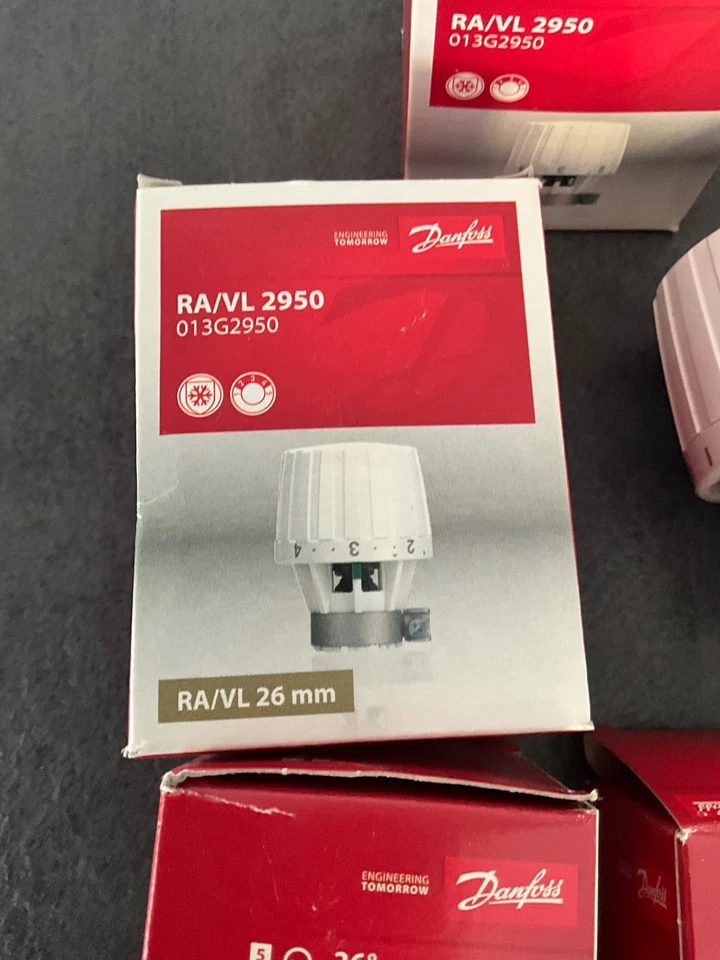 Danfoss RA/VL 2950 Thermostat-Kopf 26 mm ,    alte Bauart , Rarität, - Bild 3 von 4