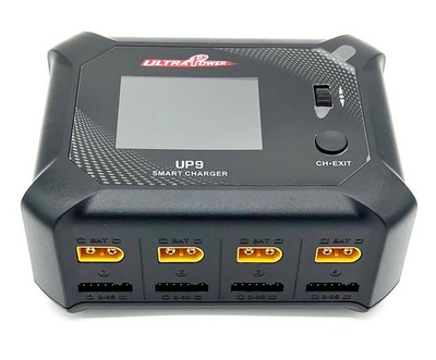 UPTUP9 UP9 AC 100W / DC 200W FOUR PORT MULTI-CHEMISTRY AC/DC SMART CHARGER