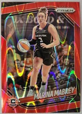 2025 PANINI PRIZM WNBA RED SEISMIC MARINA MABREY SN# 217/249
