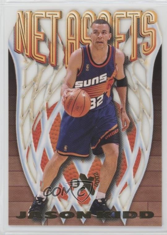 1996-97 Skybox E-X2000 Net Assets Jason Kidd #9 HOF