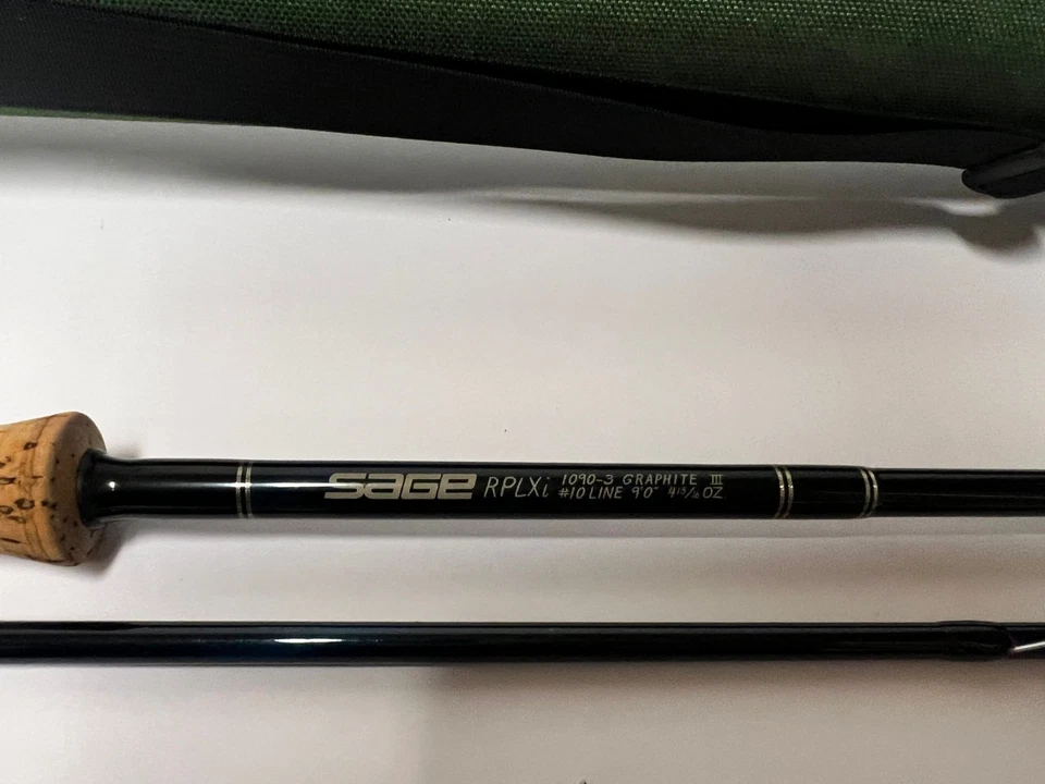 Sage RPLXi 1090-3 Graphite III Fly Rod w/Nice Rod Reel Carrying Case - Image 2 of 4