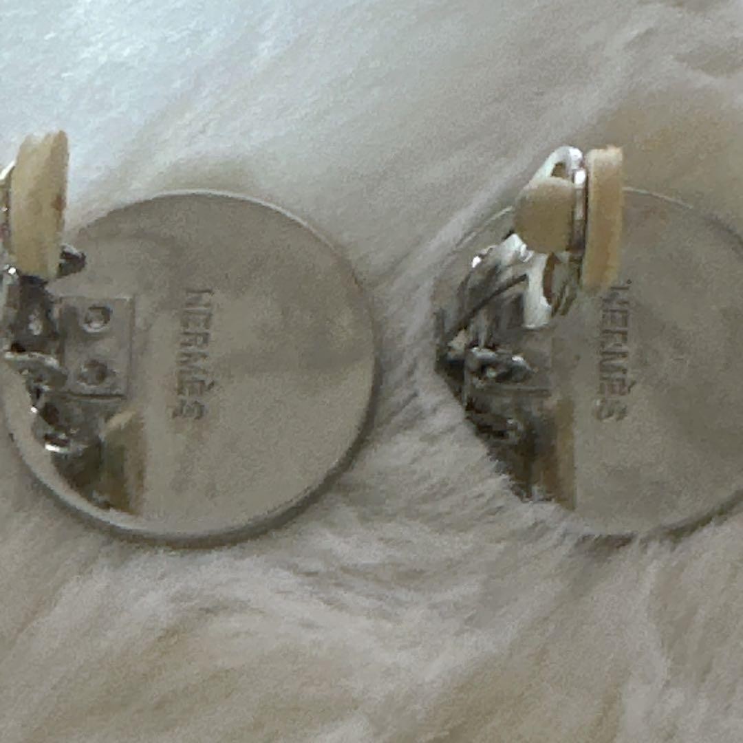 Hermes Red Eclipse Earrings - image 4