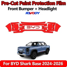 8.5Mil PreCut Front Bumper PPF Kit Film For BYD Shark Base 2024-2026