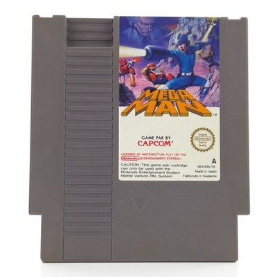 Nintendo NES Spiel: Mega Man - Cartridge Modul (PAL-A ITA)