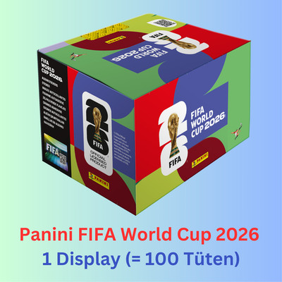 Panini FIFA World Cup 2026 WM 26 - 1 x Display (100 Tüten = 700 Sticker ) - NEU
