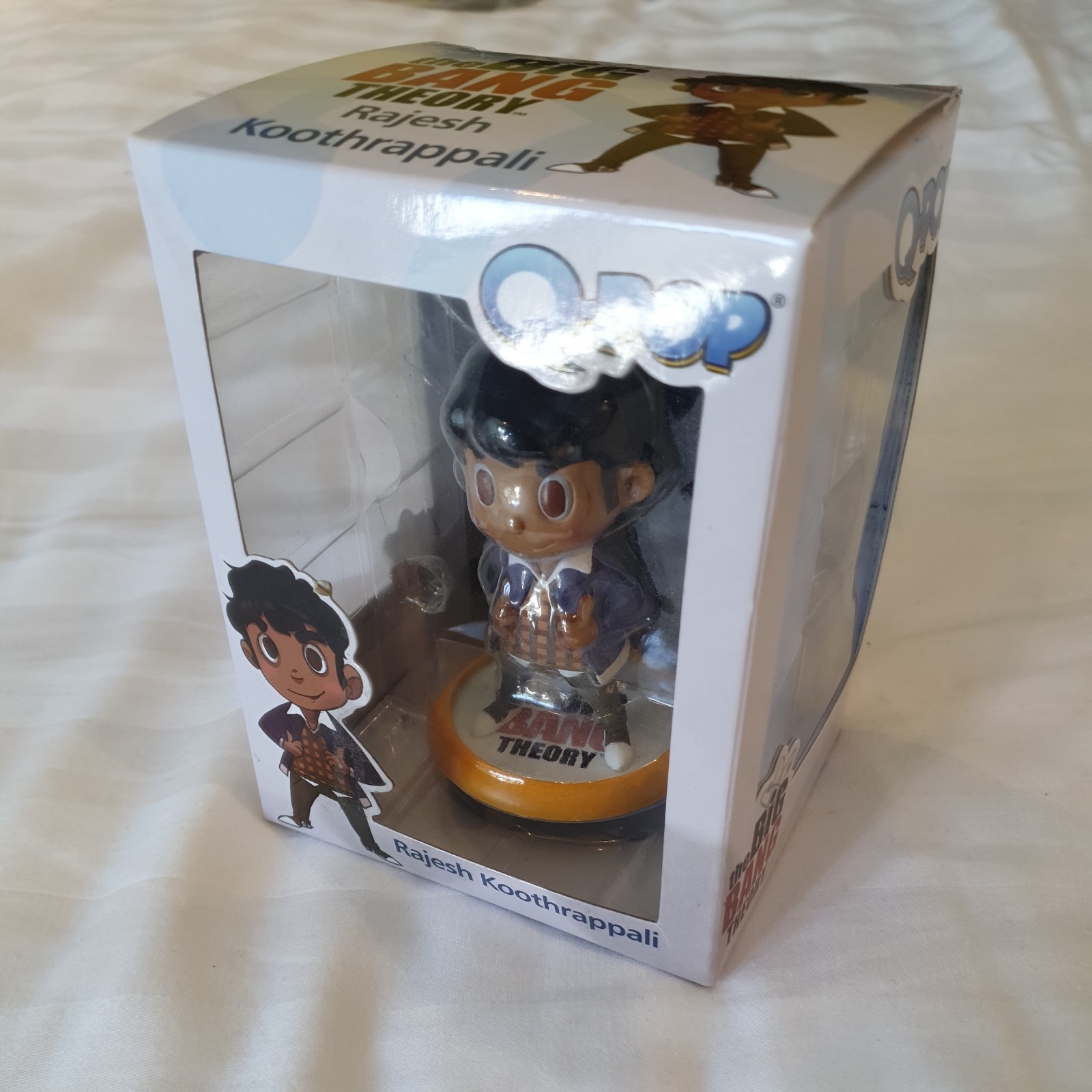 Rajesh Koothrappali "The Big Bang Theory" Q-Pop Figure by Quantum Mechanix (9cm)