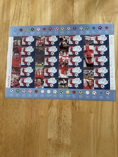 Royal Mail/Consignia Smilers Sheet LS8 World Cup 2002