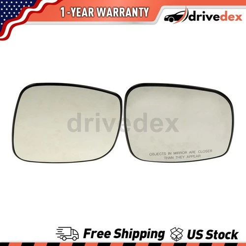 Pair Dorman - HELP Door Mirror Glass Fits 2008 2009 Dodge Grand Caravan