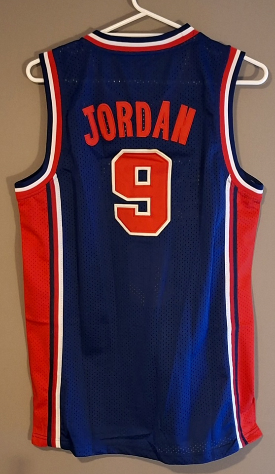 USA Basketball Jersey 1992 Olympic Michael Jordan Summer Games #9 Size ...