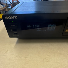 Sony MDS-JE500 MiniDisc Deck Black w/ Optical TOSLINK, RCA, Sampling Conv