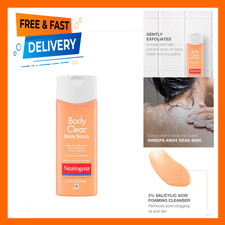 Body Wash Exfoliating Scrub Salicylic Acid 8.5 fl oz for Back Chest Shoulders