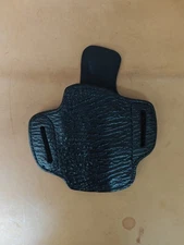 TRIPLE K #779 SHARK 19II LEATHER SHARK SKIN HOLSTER FITS 1911 AND SIMILAR BLACK
