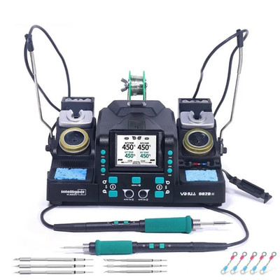 YIHUA 982D-II Dual Channel Digital Soldering Station Compatible with C210 & C245
