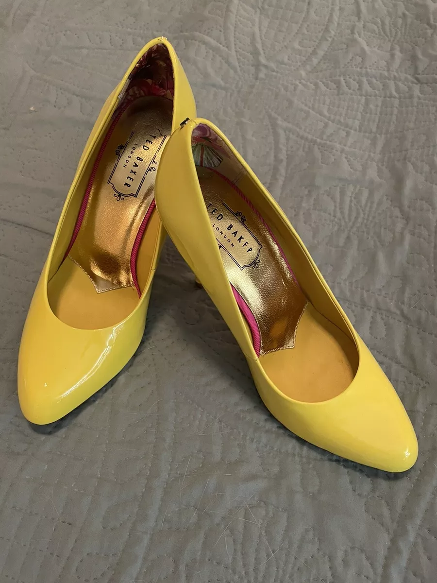 Yellow ted baker best sale shoes