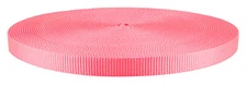 5/8 Inch Pink Heavy Plus Nylon Webbing Closeout, 10 Yards