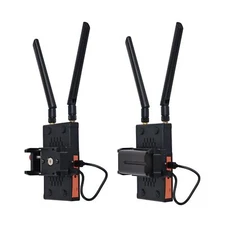 Wireless HDMI Transmitter and Receiver with Adjustable Battery Mounting Brack...