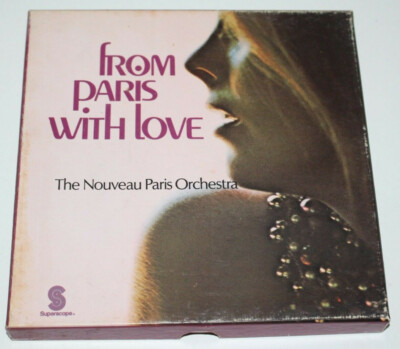 From Paris With Love Reel to Reel Tape 7 1/2'' Nouveau Paris Orchestra