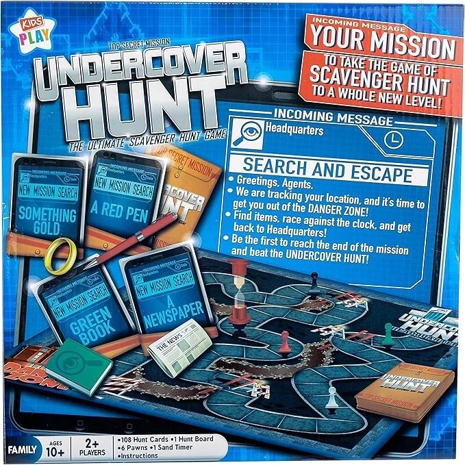 Kids Play - Activity Undercover Hunt Game - Family Board Games - Ages 10+ - Image 3 of 3
