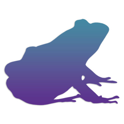 Toad Frog - Decal Sticker - Multiple Patterns & Sizes - ebn6346
