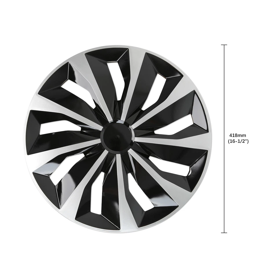 Juego de 4 tapacubos de llantas plateados para llantas de auto de 16"" para Mazda RX-7 Turbo Foto 2 de 4