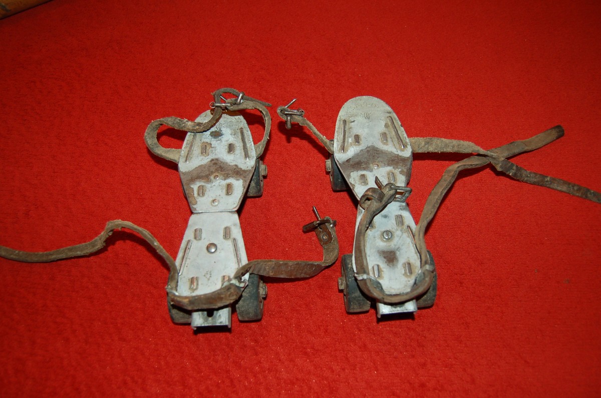 Ancienne Paire De Patins à Roulettes Speedy – Avec Boîte Et Notice – Vintage