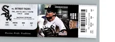 Detroit Tigers vs Chicago White Sox 7/25/2013 Full Ticket - Gordon Beckham		