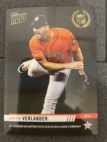 2019 Topps Now MOY-15 Justin Verlander