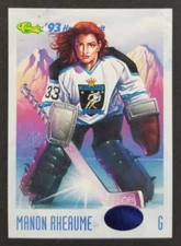 Manon Rheaume 1993 Female Woman Classic Hockey Card #112 (NM)