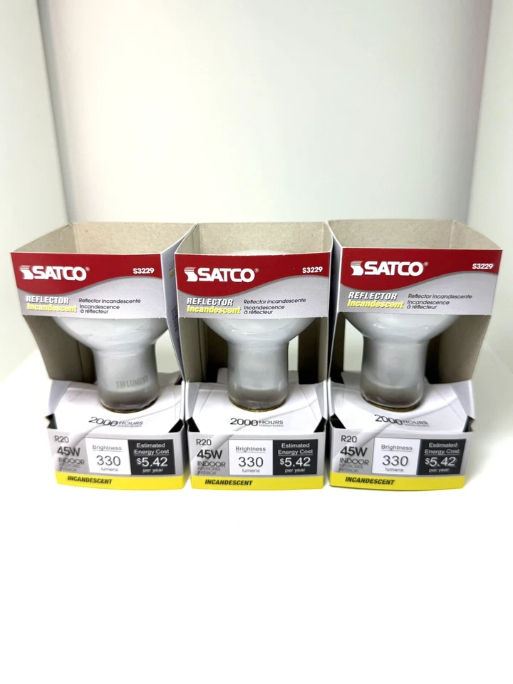 S7001 POOL LIGHT  100W 130V R20 Flood Bulb Dimmable Frosted Medium E26 3 PACKS - Image 2 of 4