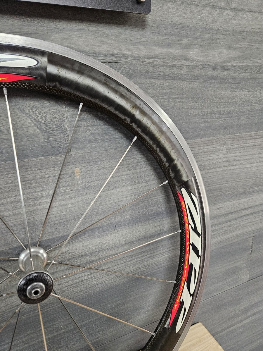 Zipp 404 Speed Weaponry Carbon Fiber Wheelset 650c Clincher Rim