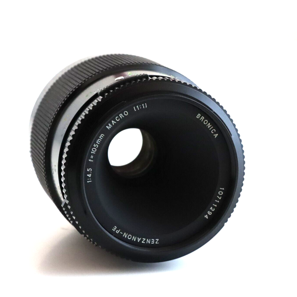 フィルムカメラ ZENZA BRONICA ZENZANON-PE 105 F4.5 MACRO Bronica Zenzanon-PE 105mm F/4.5 Macro | LENS-DB.COM