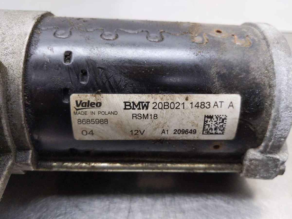 2018 BMW 530E HYBRID 2.0L OEM ENGINE STARTER MOTOR ASSEMBLY