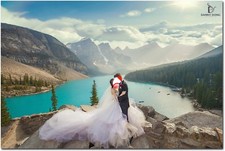 100% Auth Vera Wang couture sigourney two-way lace layered ballgown veil train