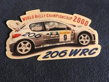 autocollant world rally championship peugeot 206 wrc 2000