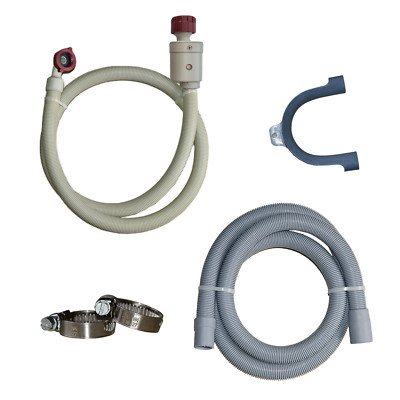 Anschluss-Set Aquastop Zulauf + Ablaufschlauch 1,50m Waschmaschine Aquastop 1,5m
