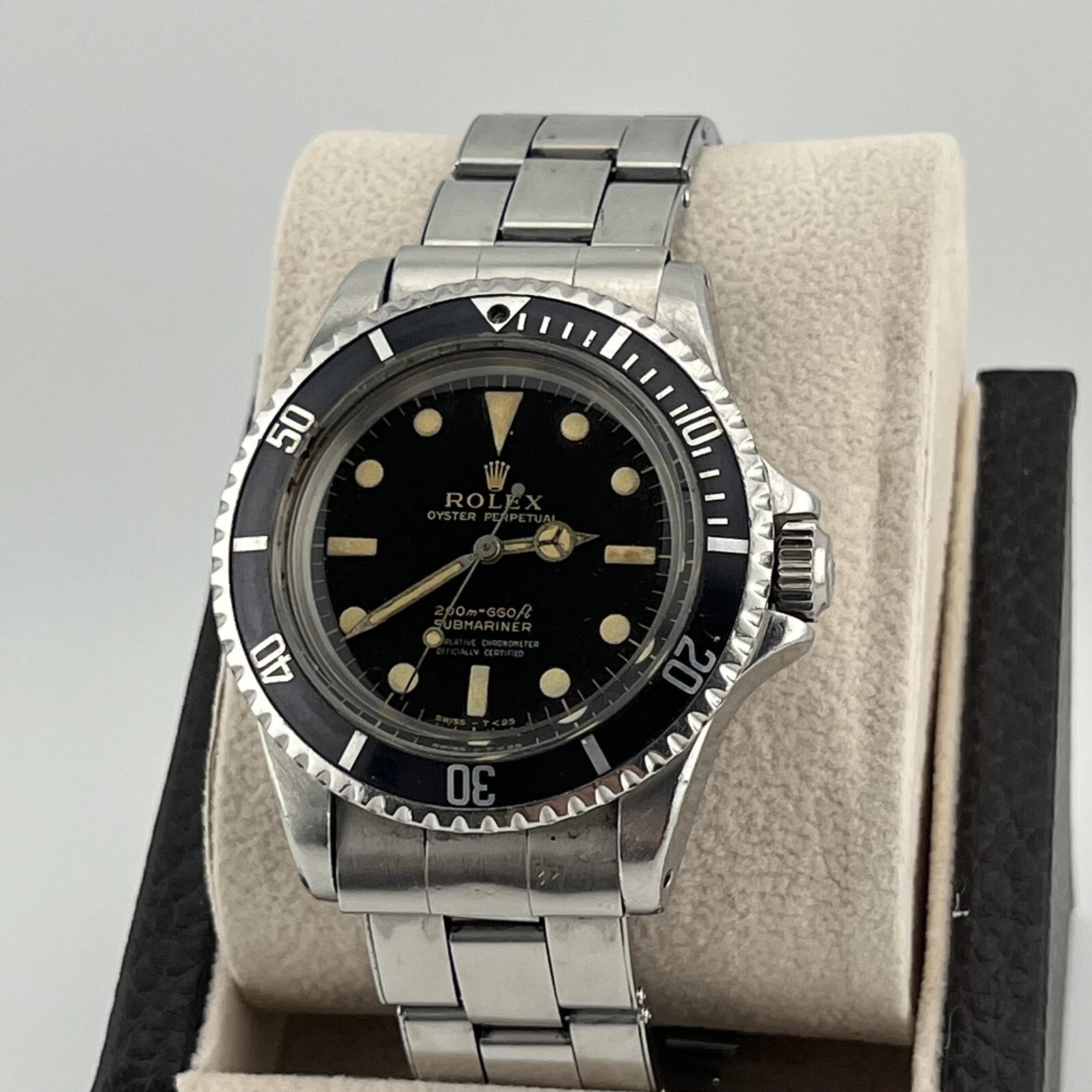VINTAGE Rolex Submariner 5512 GILT SPIDER DIAL Stainless Steel 40mm