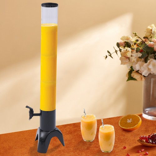 3L/100oz Beer Tower Dispenser, Beverage Tower Dispenser with Ice Tube for Party