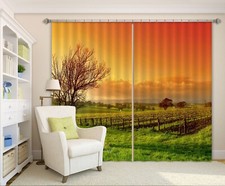 3D Beautiful Grassland ZHUA3186 Photo Curtain Window Blockout Fabric Amy 2023