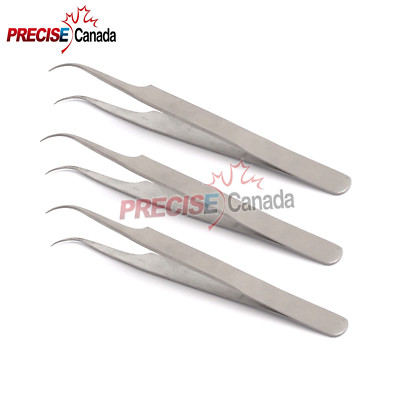 3 Pcs Ortho Placing Removing Holding Tweezer Bracket Bonding Orthodontic Pliers