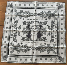 Sera' Fine Silk 100 Italian Silk Pink Floral Ornate Pocket Square Brand New