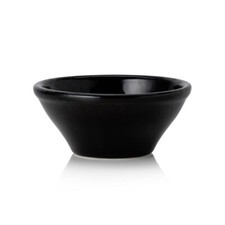 Speise-Schale 6er Set tief aus Porzellan Schwarz Serie VIDA NIGHT in 3 Gr&ouml;&szlig;en