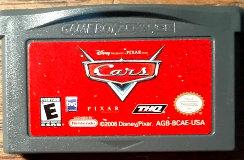 Pixar Disney Cars Cartridge only (Nintendo Game Boy Advance, 2006) VG Shape